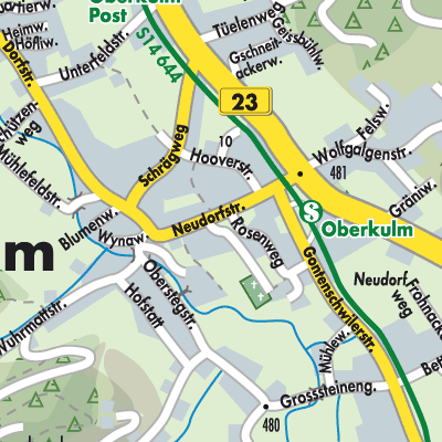 Stadtplan Oberkulm