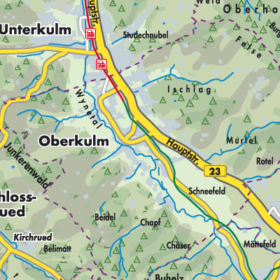 Übersichtsplan Oberkulm