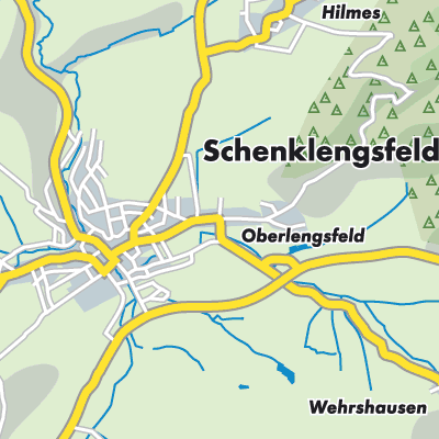 Übersichtsplan Oberlengsfeld