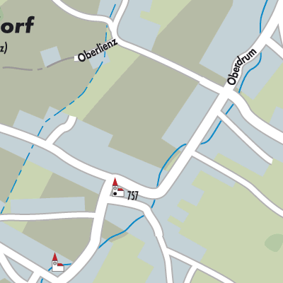 Stadtplan Oberlienz