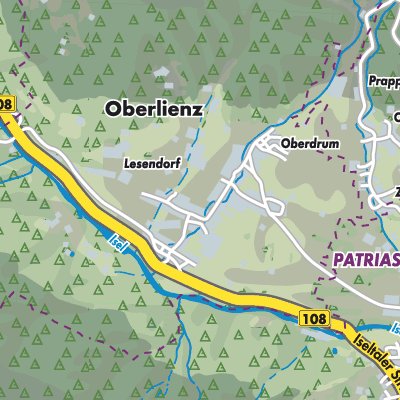 Übersichtsplan Oberlienz