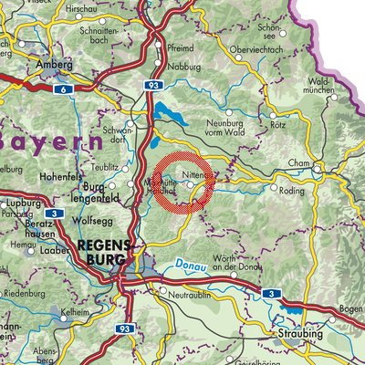 Landkarte Obermainsbach