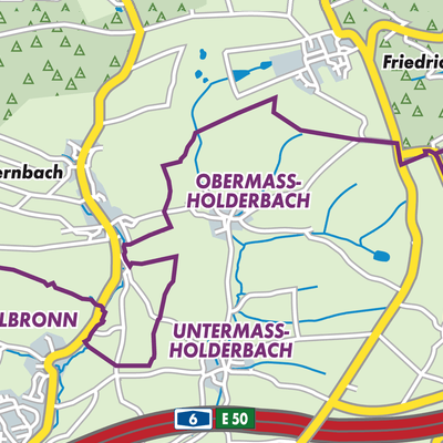 Übersichtsplan Obermaßholderbach