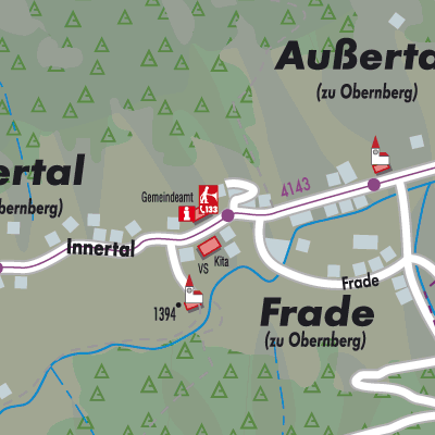 Stadtplan Obernberg am Brenner
