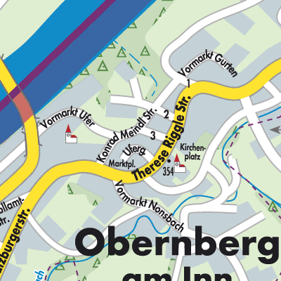 Stadtplan Obernberg am Inn