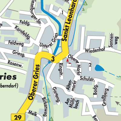 Stadtplan Oberndorf an der Melk