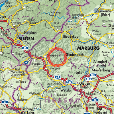Landkarte Oberndorf