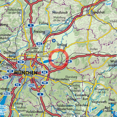 Landkarte Oberneuching (VGem)