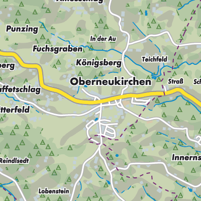 Übersichtsplan Oberneukirchen