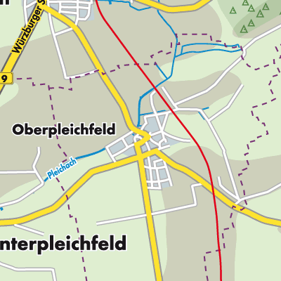 Übersichtsplan Oberpleichfeld