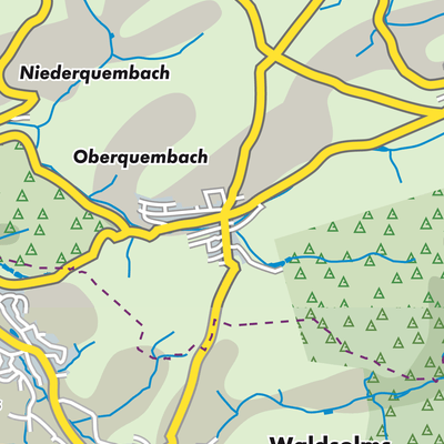 Übersichtsplan Oberquembach
