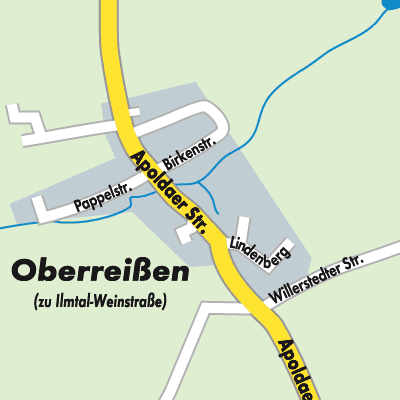 Stadtplan Oberreißen