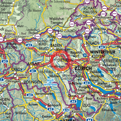 Landkarte Oberrohrdorf