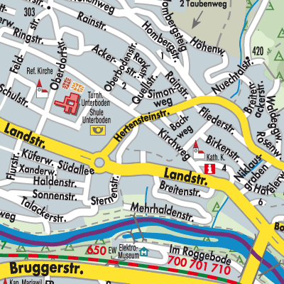 Stadtplan Obersiggenthal