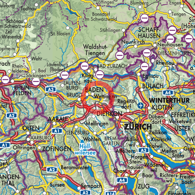 Landkarte Obersiggenthal
