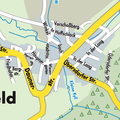 Stadtplan Oberstadtfeld