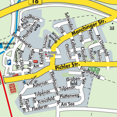 Stadtplan Oberstimm