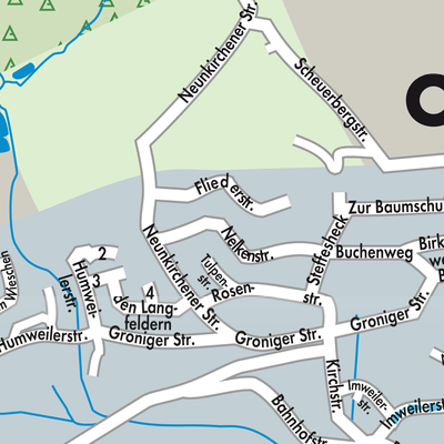 Stadtplan Oberthal