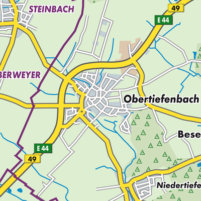 Übersichtsplan Obertiefenbach