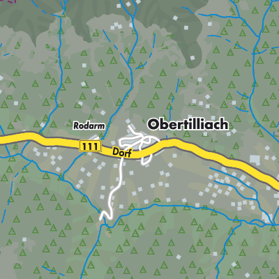 Übersichtsplan Obertilliach