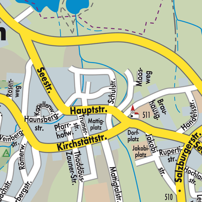 Stadtplan Obertrum am See