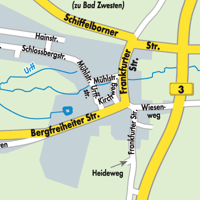 Stadtplan Oberurff-Schiffelborn