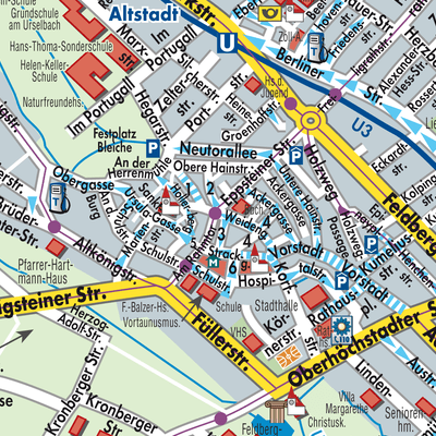 Stadtplan Oberursel (Taunus)