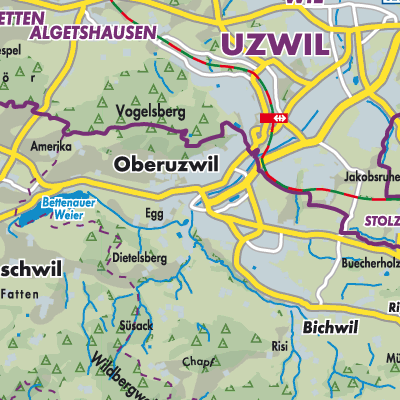 Übersichtsplan Oberuzwil