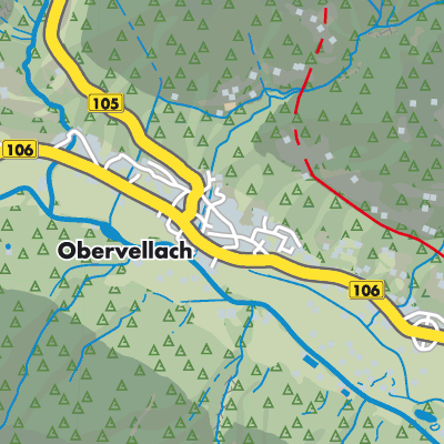 Übersichtsplan Obervellach