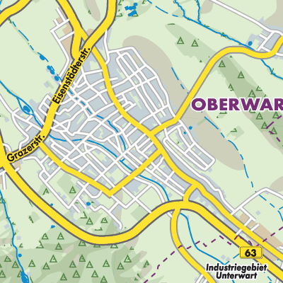 Übersichtsplan Oberwart/Felsőőr