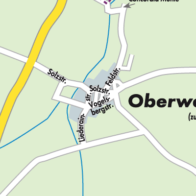 Stadtplan Oberweisenborn