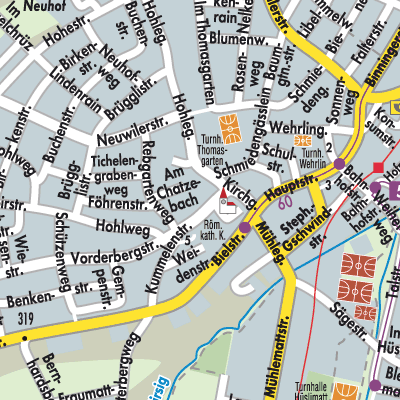 Stadtplan Oberwil