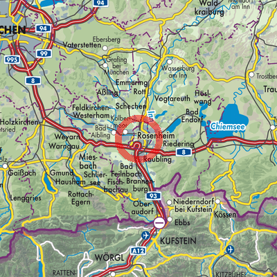 Landkarte Oberwöhr