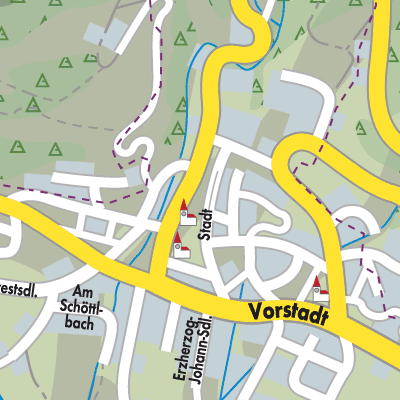 Stadtplan Oberwölz