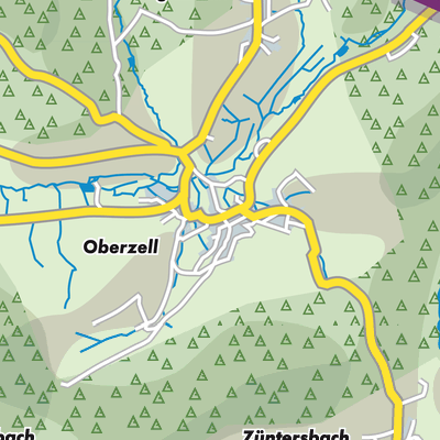 Übersichtsplan Oberzell