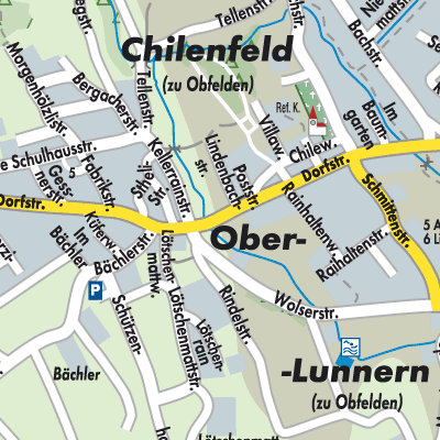 Stadtplan Obfelden