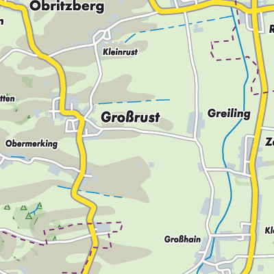 Übersichtsplan Obritzberg-Rust