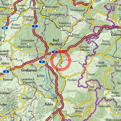 Landkarte Odensachsen