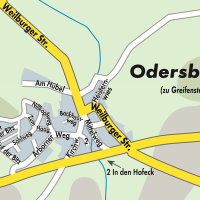 Stadtplan Odersberg