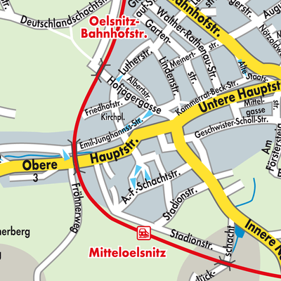 Stadtplan Oelsnitz