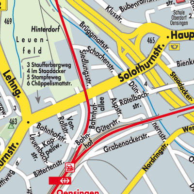 Stadtplan Oensingen