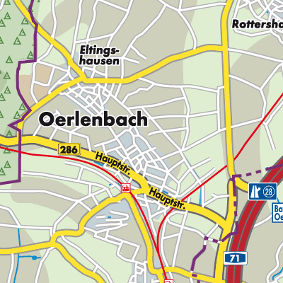 Übersichtsplan Oerlenbach