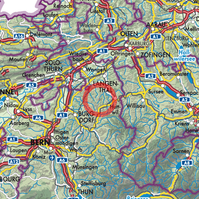 Landkarte Oeschenbach