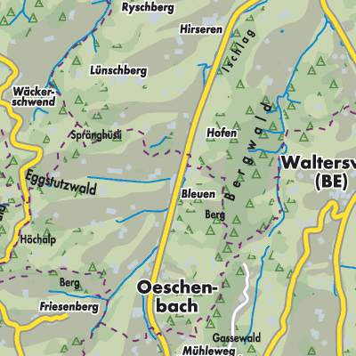 Übersichtsplan Oeschenbach