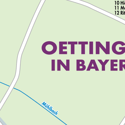 Stadtplan Oettingen in Bayern (VGem)