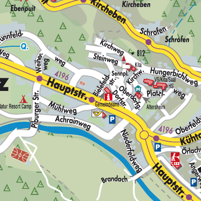 Stadtplan Oetz