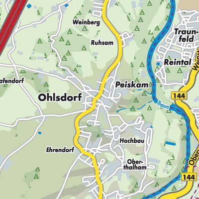Übersichtsplan Ohlsdorf