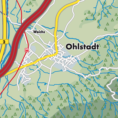 Übersichtsplan Ohlstadt (VGem)