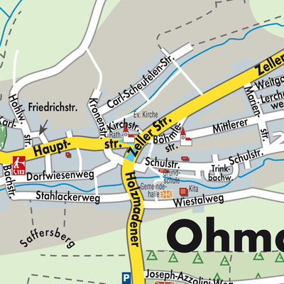 Stadtplan Ohmden