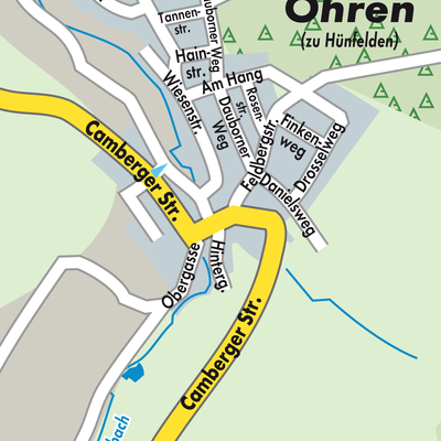 Stadtplan Ohren